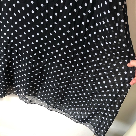 ❤️Polka Dot Black and White Dress Lightweight - Picture 3 of 5